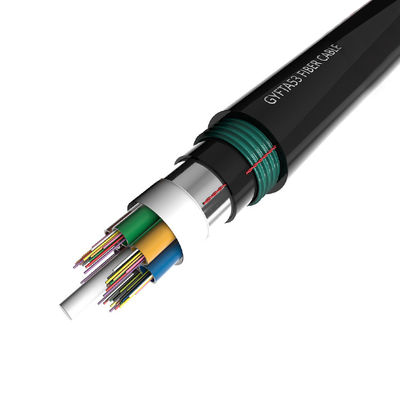kupować GYFTA53 Double Armored Fiber Optic Cable with 2-288 Cores Loose Tube Stranded Design for Direct Burial Applications produkcja internetowa