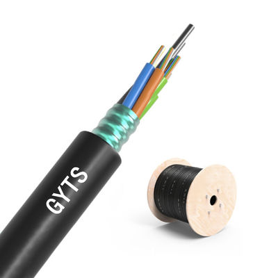 kupować Customized Cores Outdoor Armored Fiber Optic Cable with OM1-OM4 Fiber and Temperature Resistance (-40°C to +70°C) produkcja internetowa