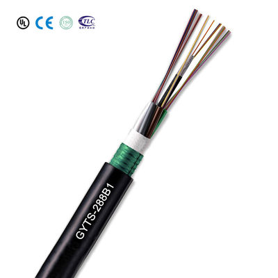 kupować G655 GYTS Kabel zewnętrzny opancerzony światłowodowy z ITU G652D i G657A Stranded Loose Tube dla wysokiej wydajności produkcja online