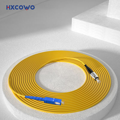 Włóknooptyczny przewód patch kolorystyczne HXCOWO FTTH SC/FC UPC APC Pancerny SM MM SX DX Włóknooptyczny przewód patch