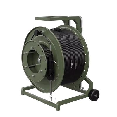 Wojskowa klasa Tfoca Kabel światłowodowy Tactical Fiber Reel dla trudnych warunków